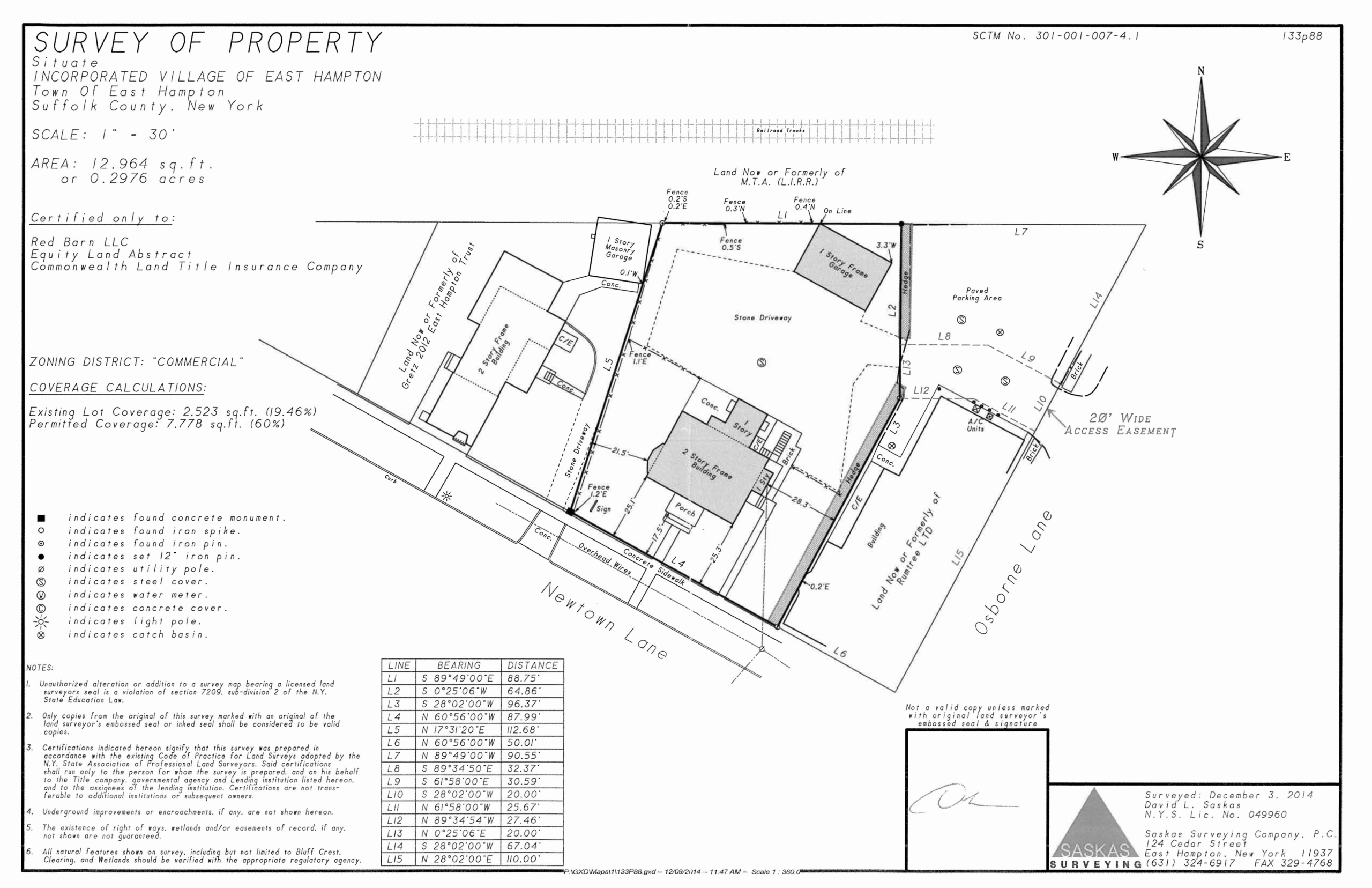 98 Newtown Ln, EH - 2014 Survey-1